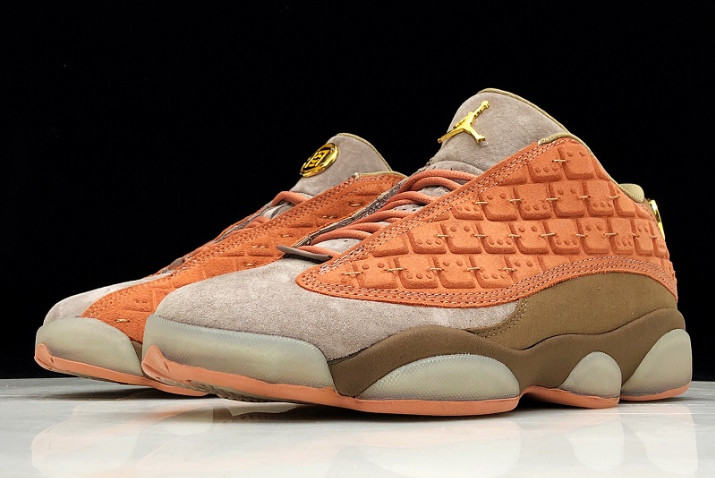 CLOT x Air Jordan 13 Low Sepia Stone Canteen-Terra Blush Shoes